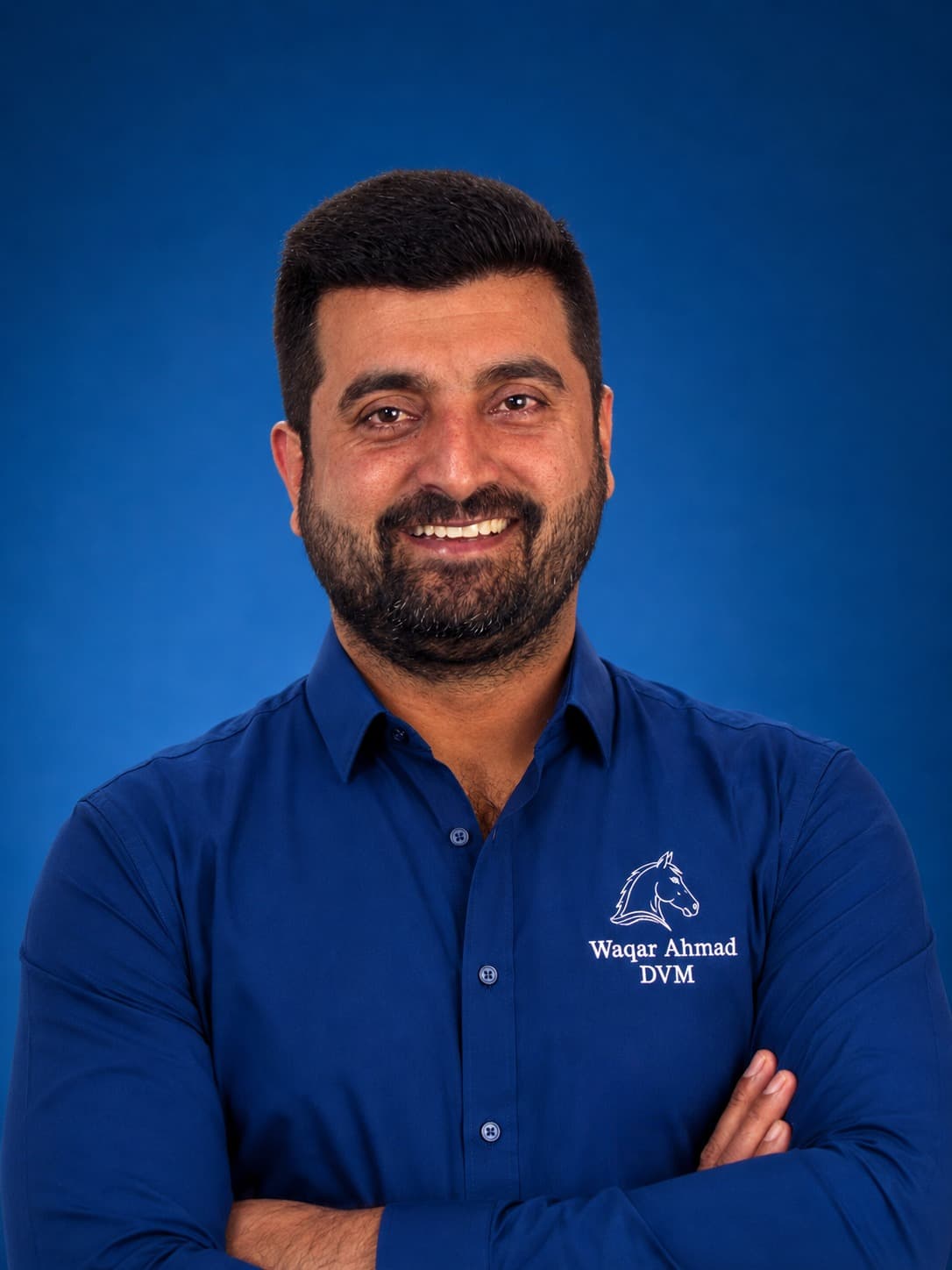 Waqar Ahmad DVM — lead clinician portrait